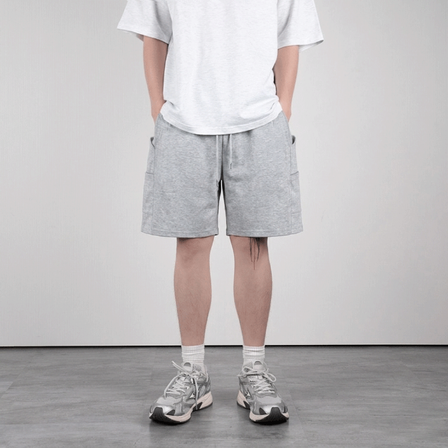 立體大口袋運動短褲