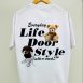 Life Door Style竹節棉短袖T恤