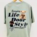 Life Door Style竹節棉短袖T恤