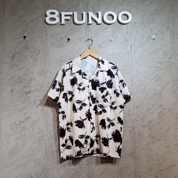 古巴領短袖花襯衫