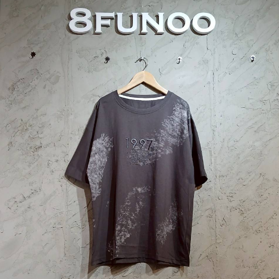1997 刺繡扎染短袖 T 恤