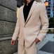 韓國單扣修身西裝外套