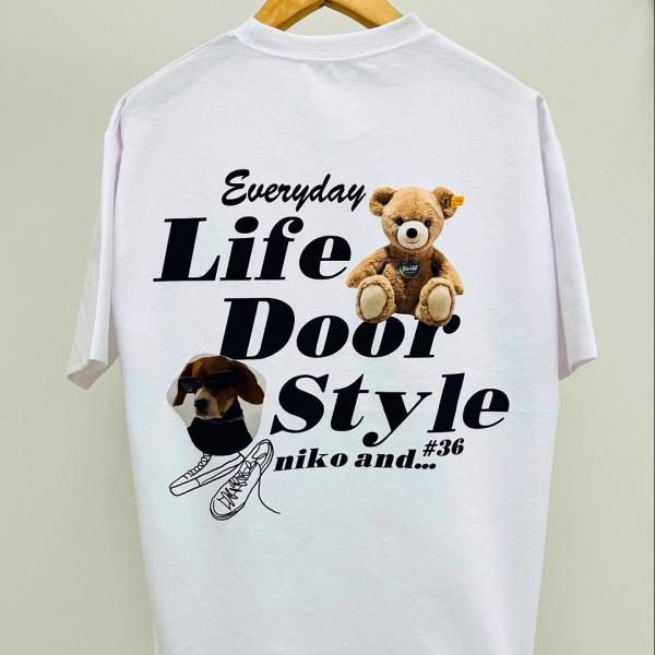 Life Door Style竹節棉短袖T恤
