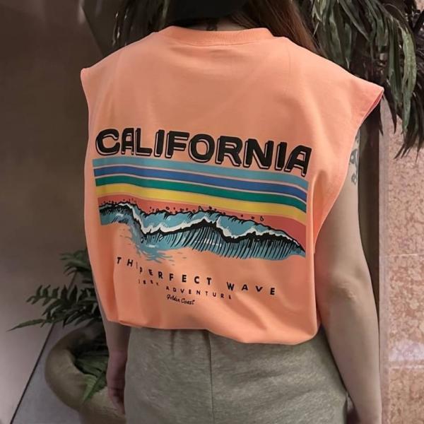 CALIFORNIA海浪無袖背心