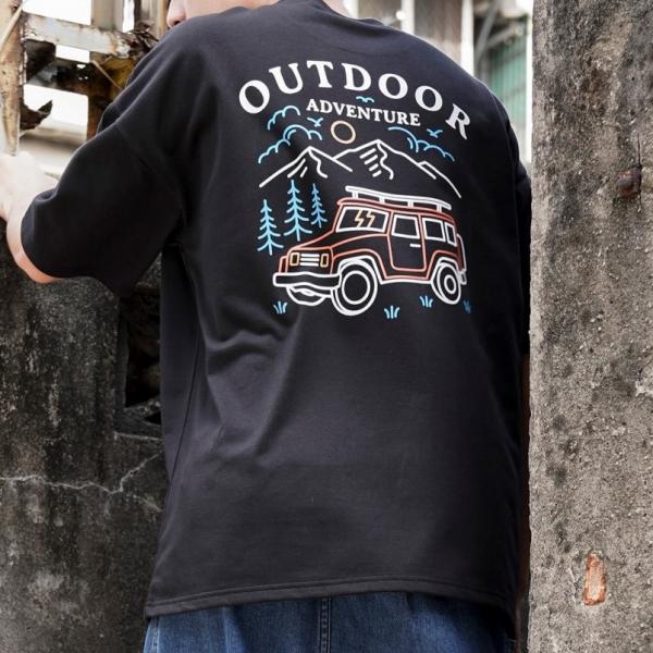 OUTDOOR 吉普車短袖T恤