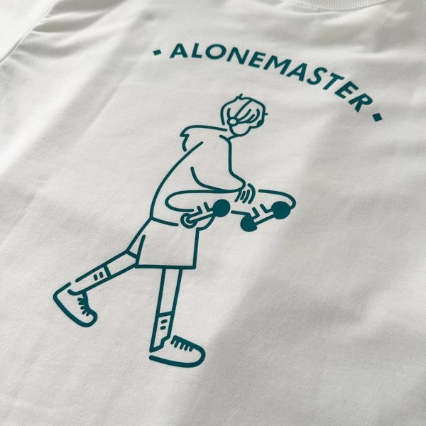 Alonemaster滑板青年短袖T恤