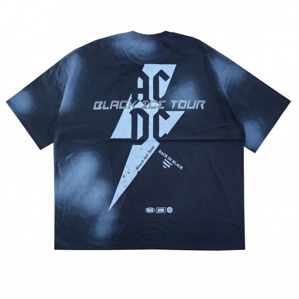 ACDC渲染閃電短袖T恤