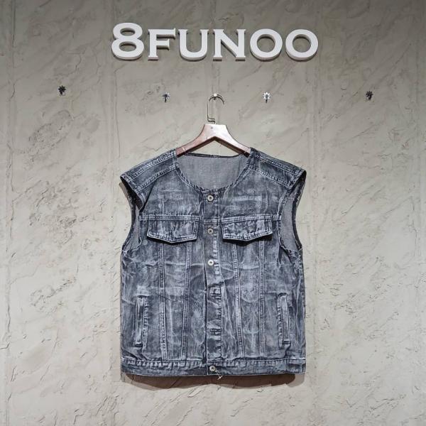 復古工裝牛仔背心