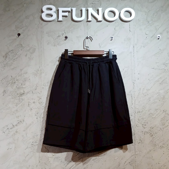 多袋休閒素色短褲