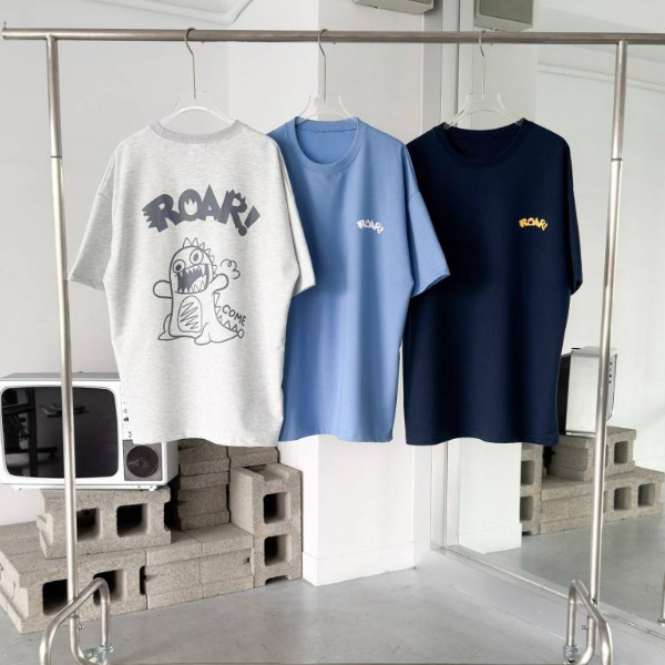 Roar卡通恐龍短袖T恤