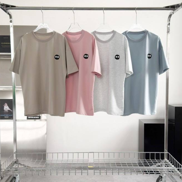 媒球問號印花短袖T恤