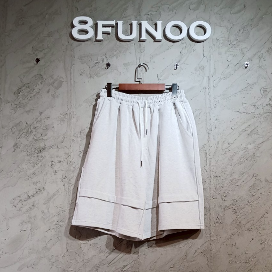 多袋休閒素色短褲