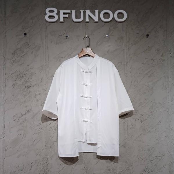 新中式盤扣短袖襯衫