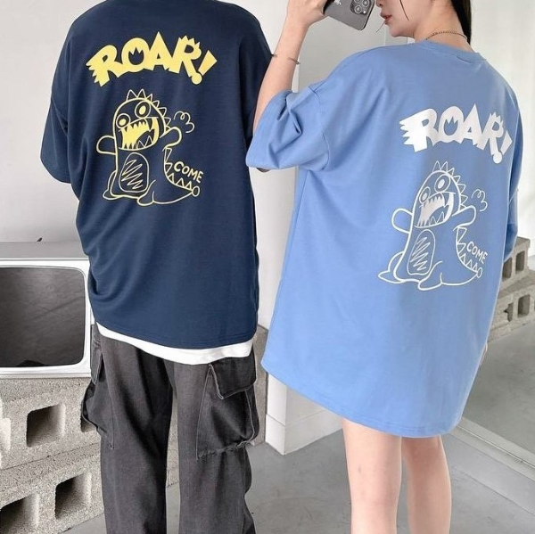 Roar卡通恐龍短袖T恤