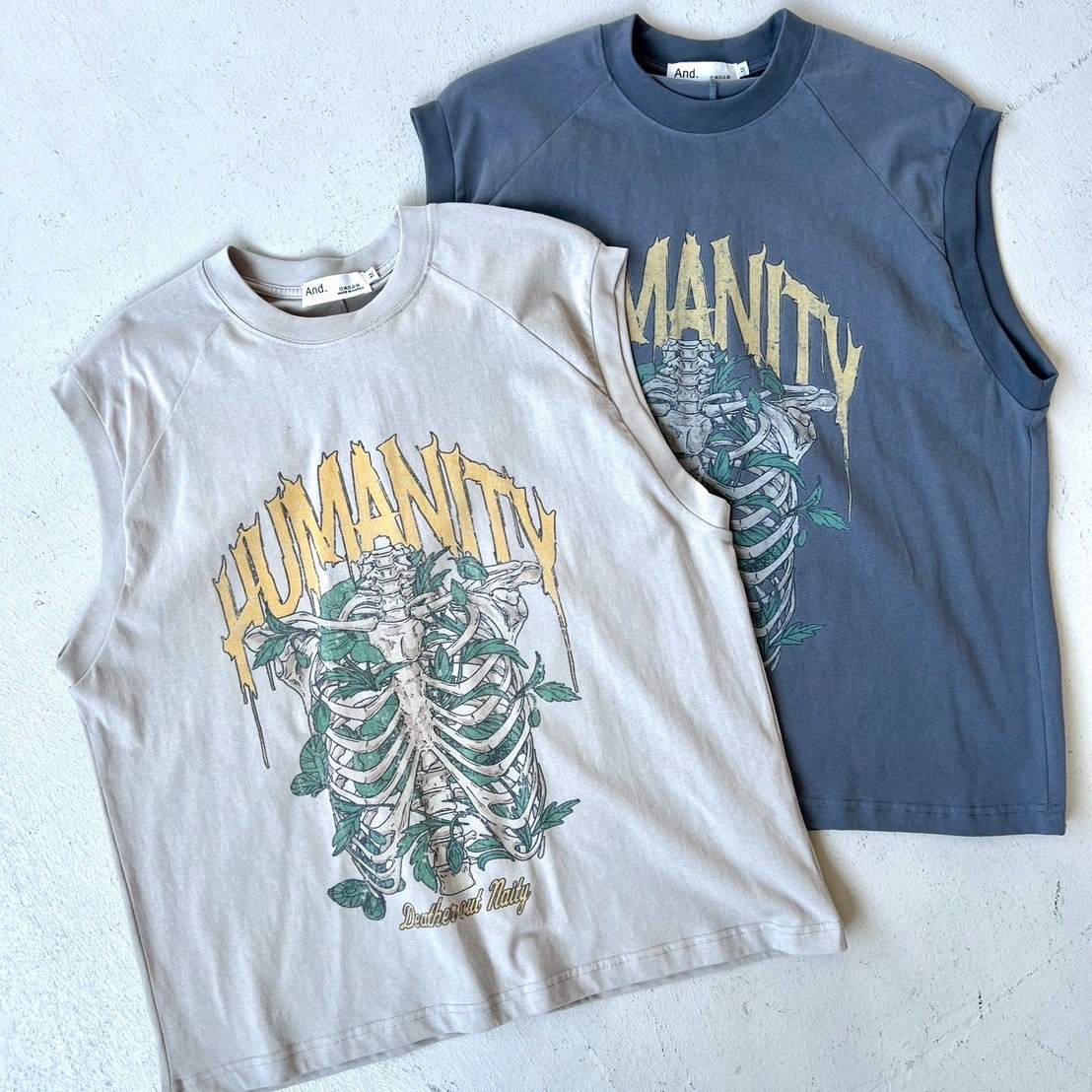 拉克蘭骨印花背心